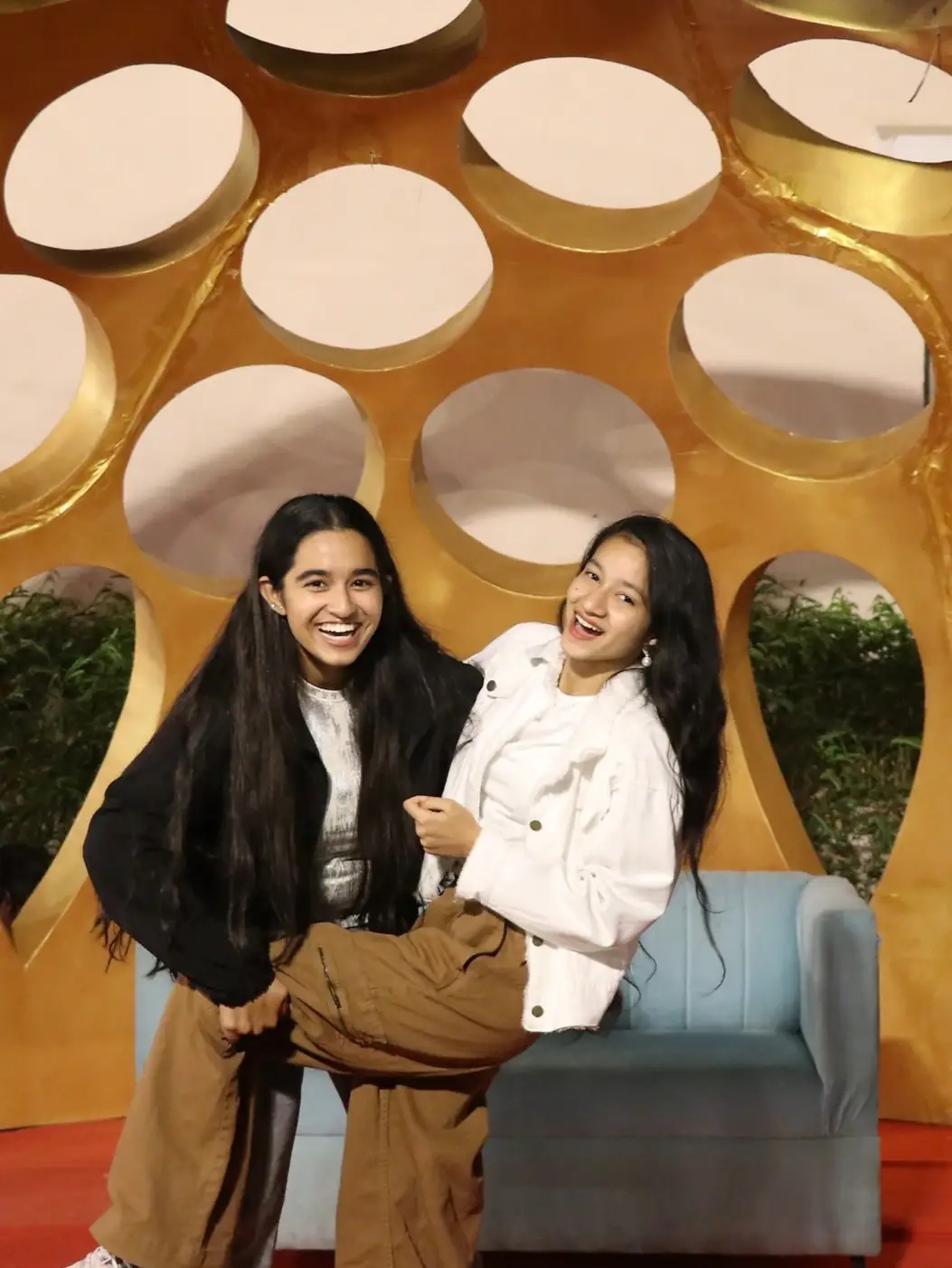 Fun and candid moments captured at a party photobooth in Vadodara